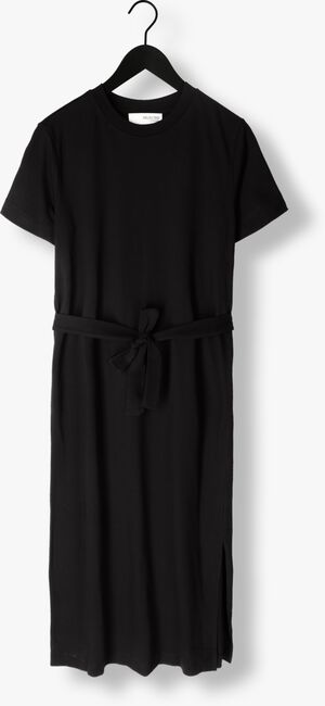 Zwarte SELECTED FEMME Maxi jurk SLFESSENTIAL SS ANKLE TEE DRESS - large