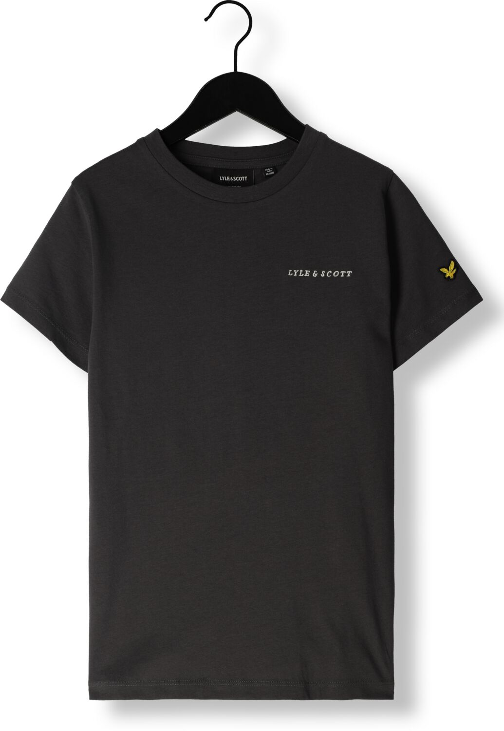 LYLE & SCOTT Jongens Polo's & T-shirts Script Embroidered T-shrit Antraciet