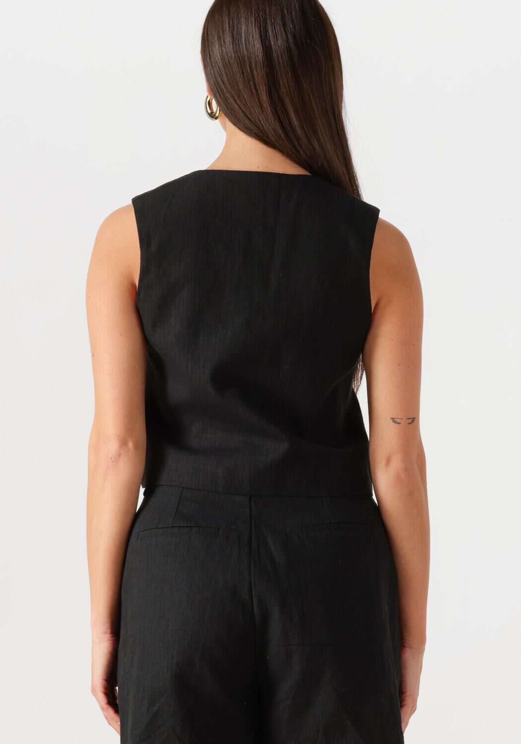 NOTRE-V Dames Tops & T-shirts Nv-freida Zwart