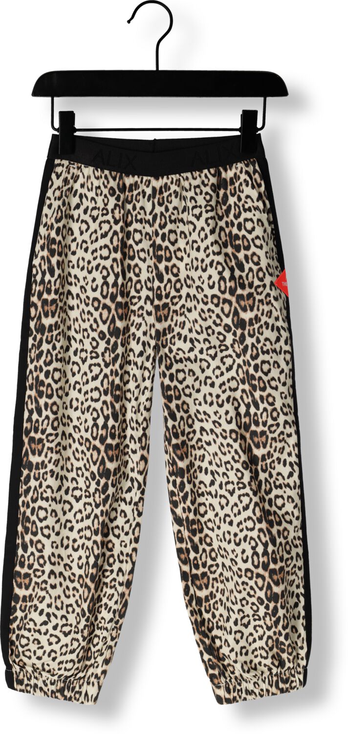 ALIX MINI Meisjes Broeken Woven Leopard Pants Bruin