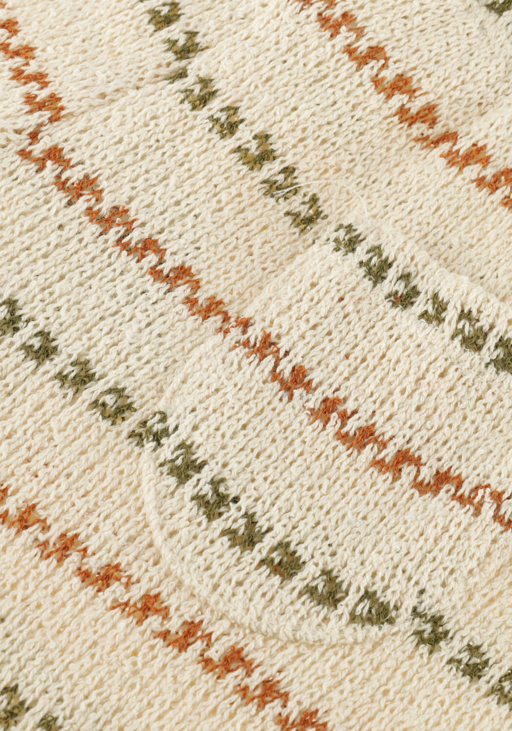 Ecru PLAY UP Korte broek STRIPED JERSEY SHORTS - large