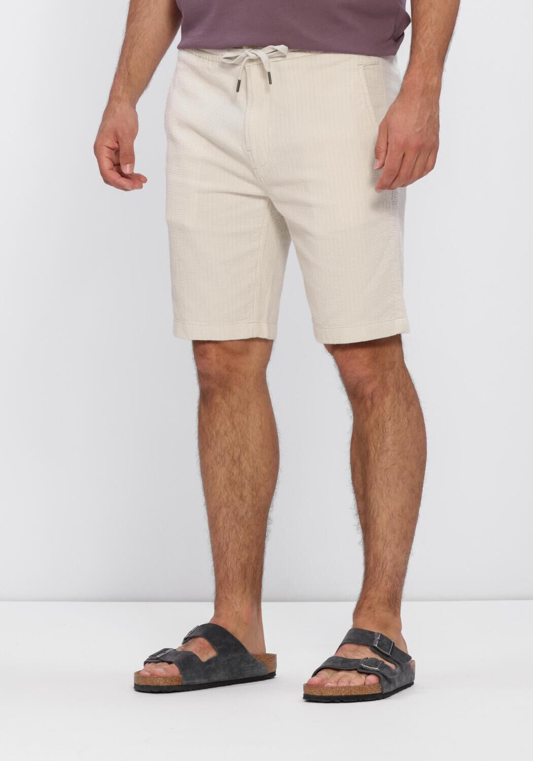 Beige CAST IRON Korte broek CHINO SHORTS STRUCTURE - large