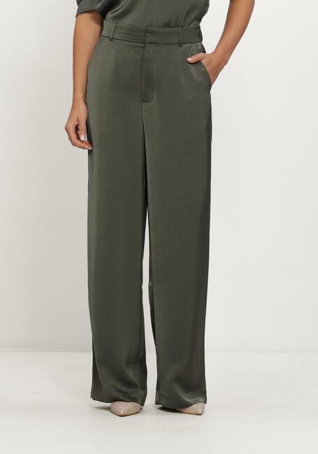 Groene NEO NOIR Pantalon EMMETT HEAVY SATEEN PANTS - large