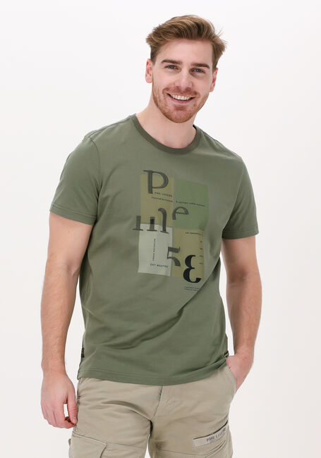 Olijf PME LEGEND T-shirt SHORT SLEEVE R-NECK JERSEY MERCERISED | Omoda