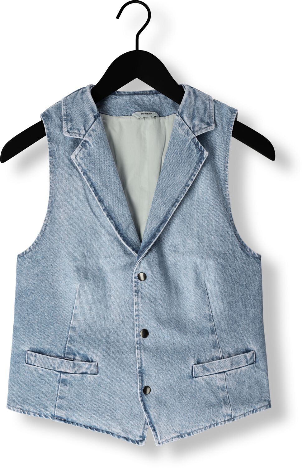 PENN & INK Dames Blazers Waistcoat Lichtblauw