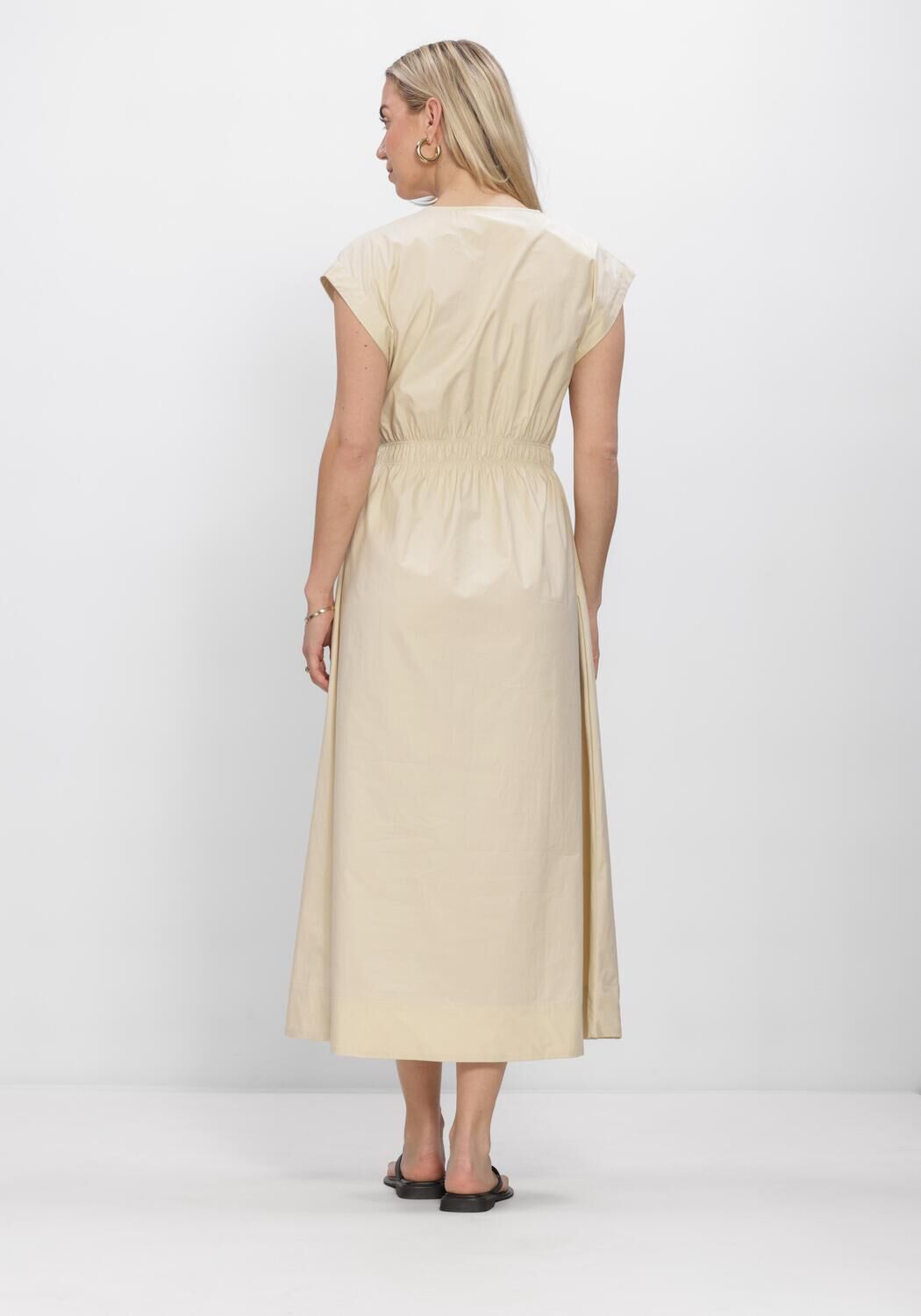 Khaki MSCH COPENHAGEN Jurken MSCHWILIANE SL DRESS - large