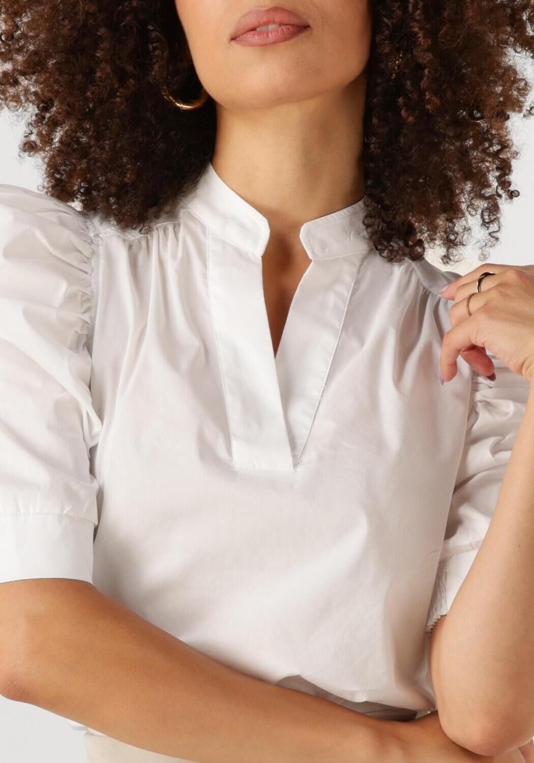 NEO NOIR Dames Blouses Roella Poplin Blouse Wit