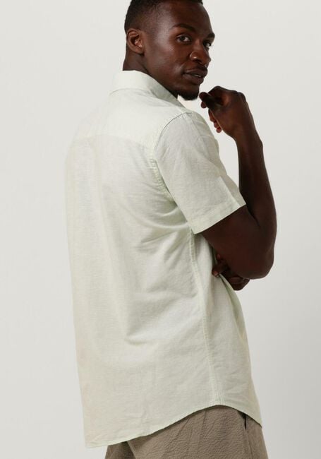 Groene SELECTED HOMME Casual overhemd SLHSLIMNEW-LINEN SHIRTS SS CLASSIC W - large