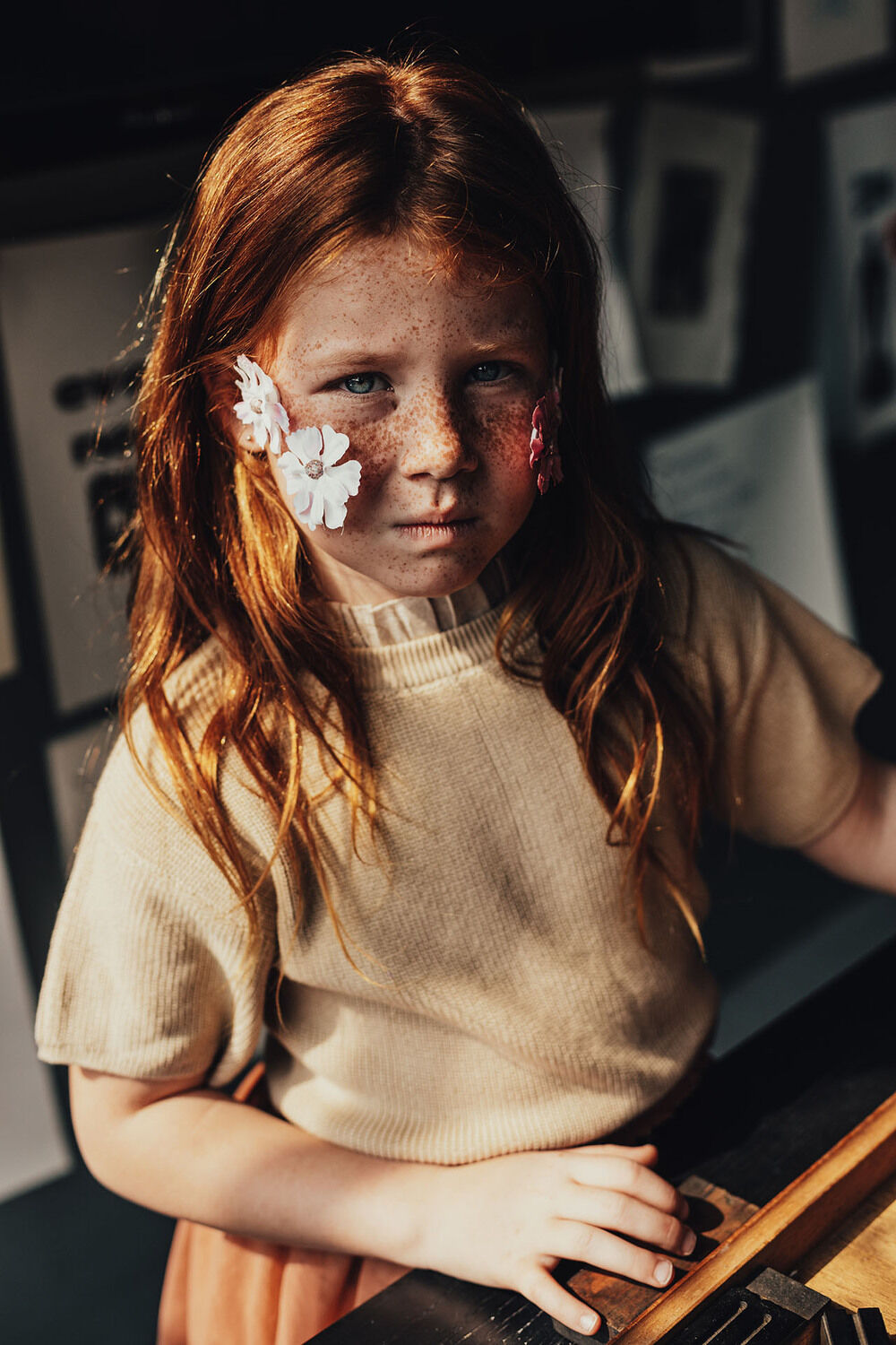 Zand BAJE STUDIO T-shirt GINI - large