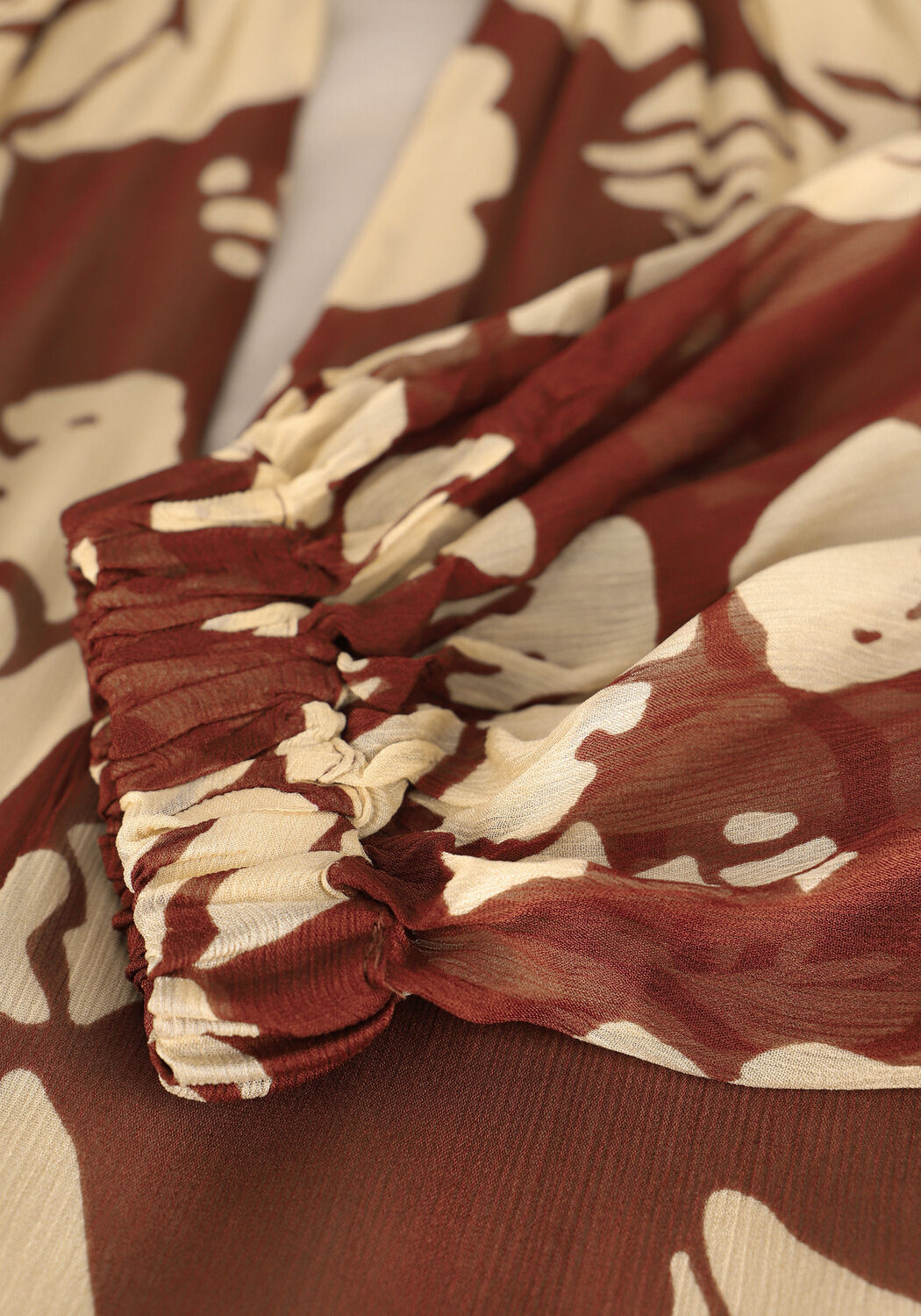 Bruine OTTOD'AME Midi jurk ABITO 2 - large