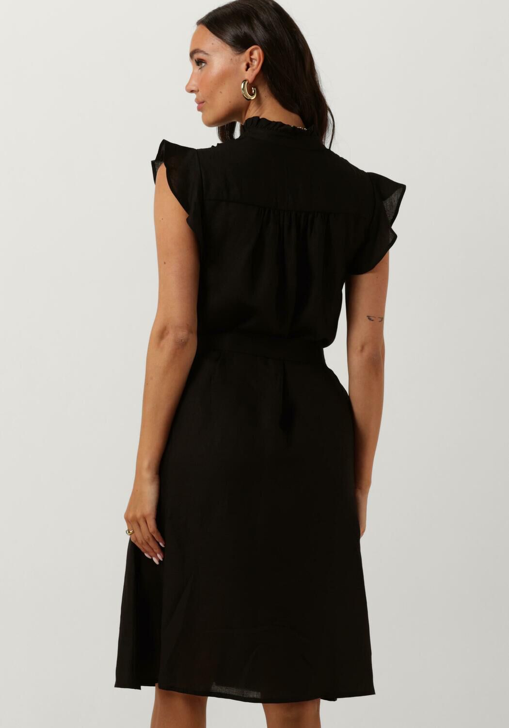 MINUS Dames Jurken Alaya Knee Length Dress Zwart