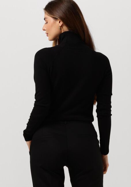 Zwarte SUMMUM Coltrui SWEATER TURTLE NECK BASIC KNIT (7S5529) - large
