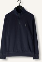 Blauwe BUTCHER OF BLUE Sweater ARMY HALF ZIP Blauwe BUTCHER OF BLUE Sweater ARMY HALF ZIP - medium