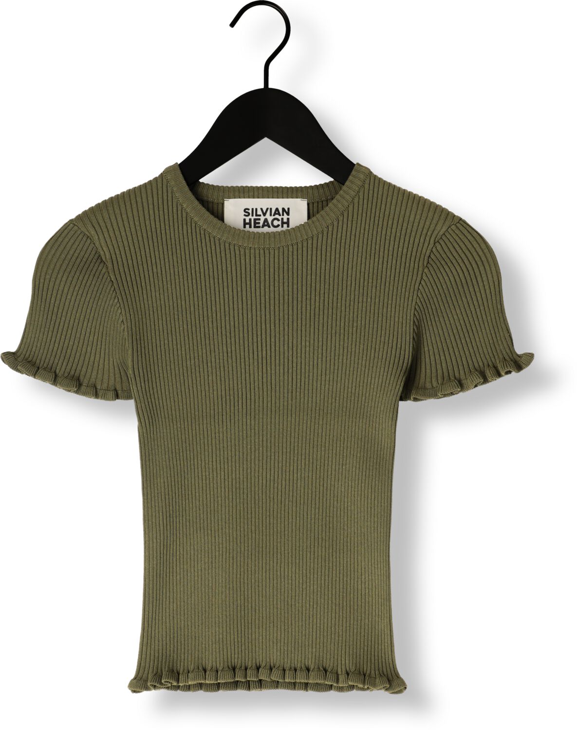 SILVIAN HEACH Dames Tops & T-shirts Gpp25034ma Olijf