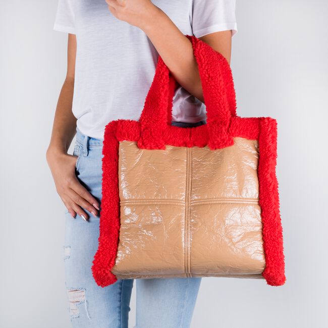 Zwarte STAND STUDIO Handtas LOLITA TEDDY BAG Zwarte STAND STUDIO Handtas LOLITA TEDDY BAG - large