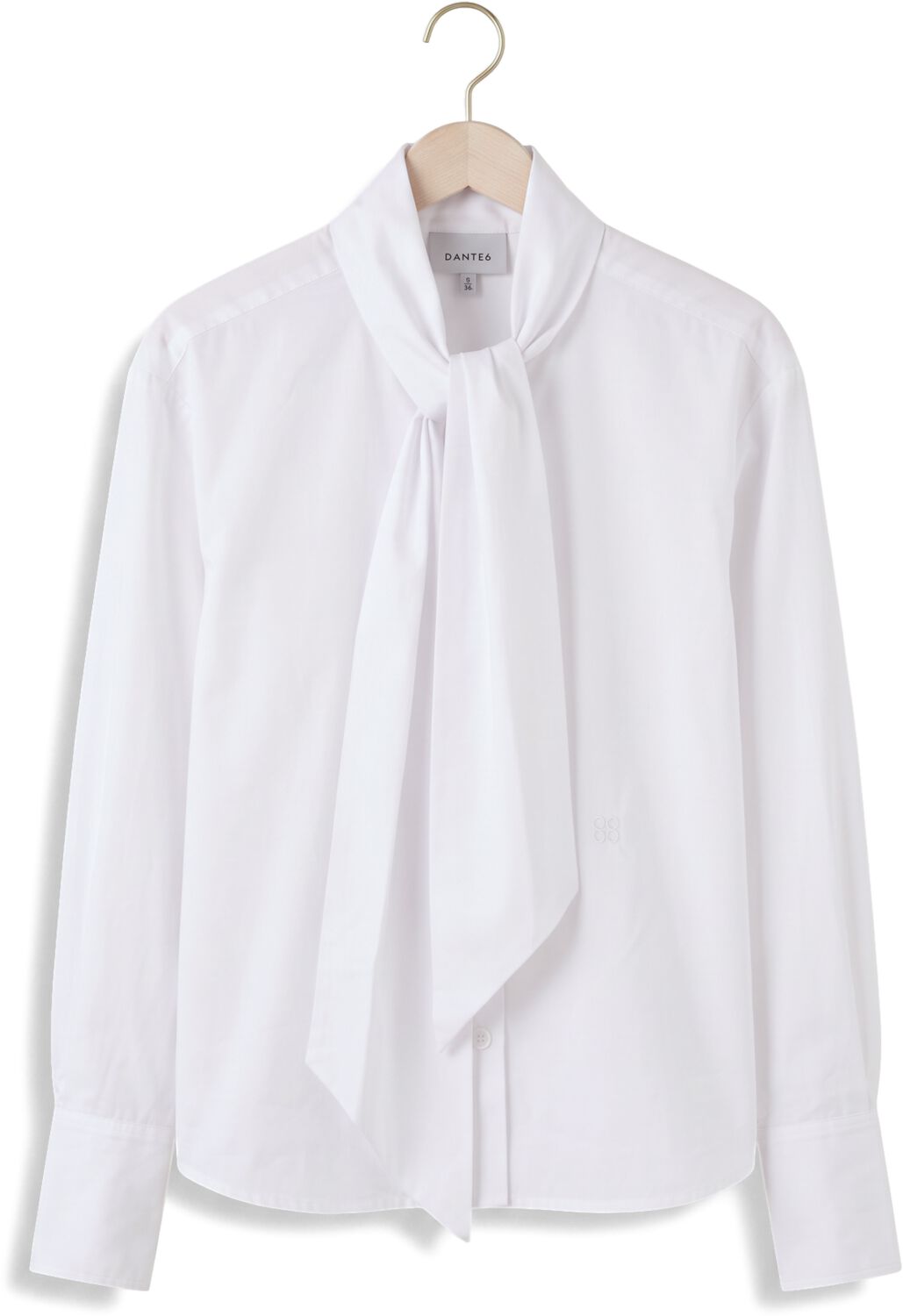 DANTE6 Dames Blouses Ivez Bow Blouse Wit