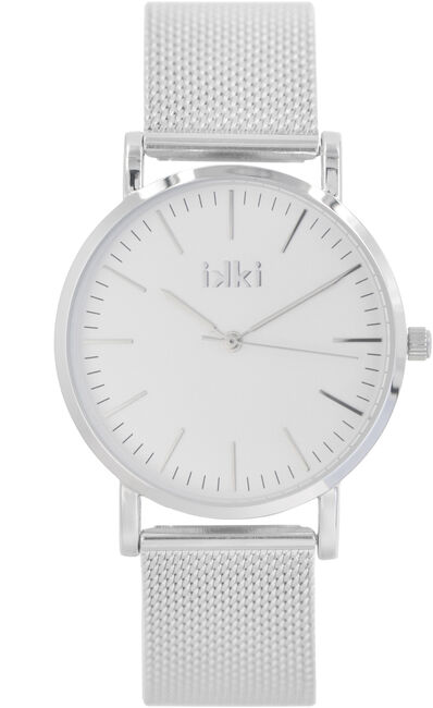 Zilveren IKKI Horloge JANET - large