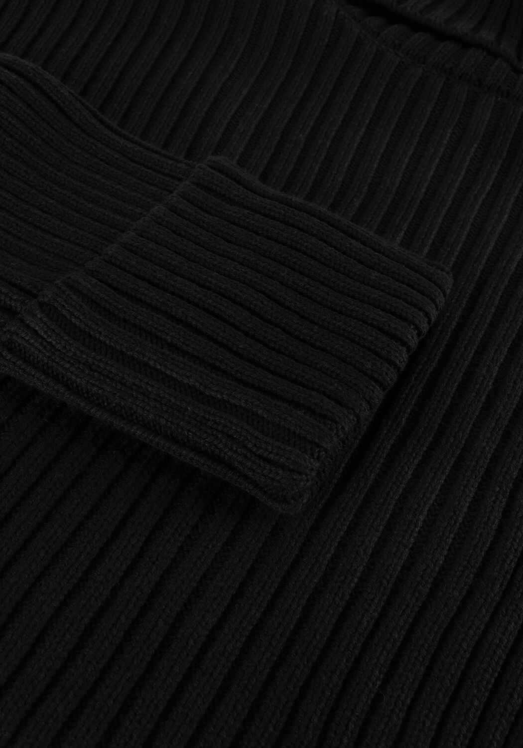 Zwarte NEO NOIR Coltrui BENSON CROPPED KNIT BLOUSE - large