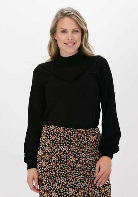 Zwarte OBJECT Trui SHARON L/S KNIT PULLOVER - large