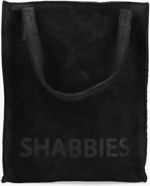 Zwarte SHABBIES Schoudertas SHOPPER XS - large