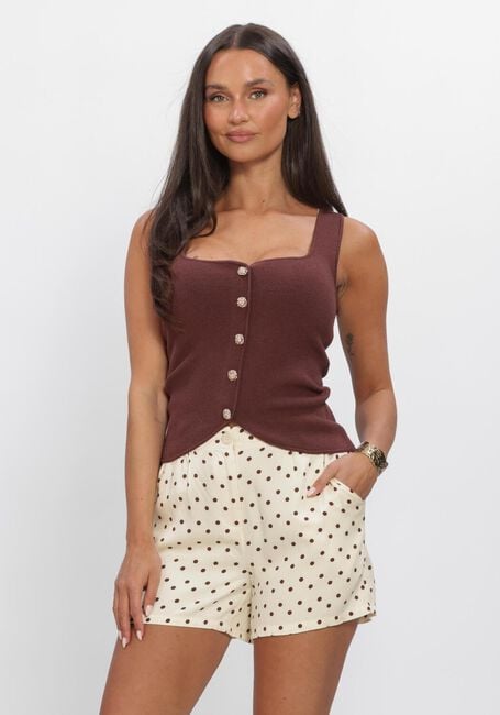 Bruine YDENCE Tops & T-shirts KNITTED TOP MELLA - large