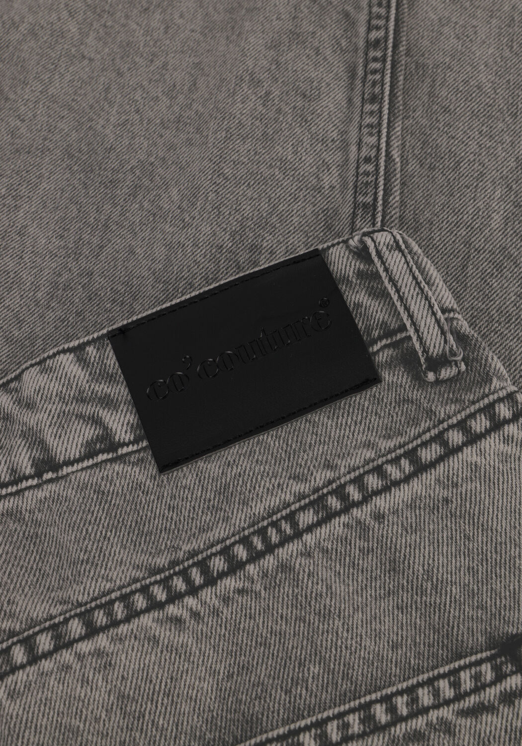 Grijze CO'COUTURE Wide jeans NEW VIKA LONG JEANS - large