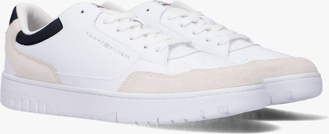 Witte TOMMY HILFIGER Lage sneakers TH BASKET CORE - large