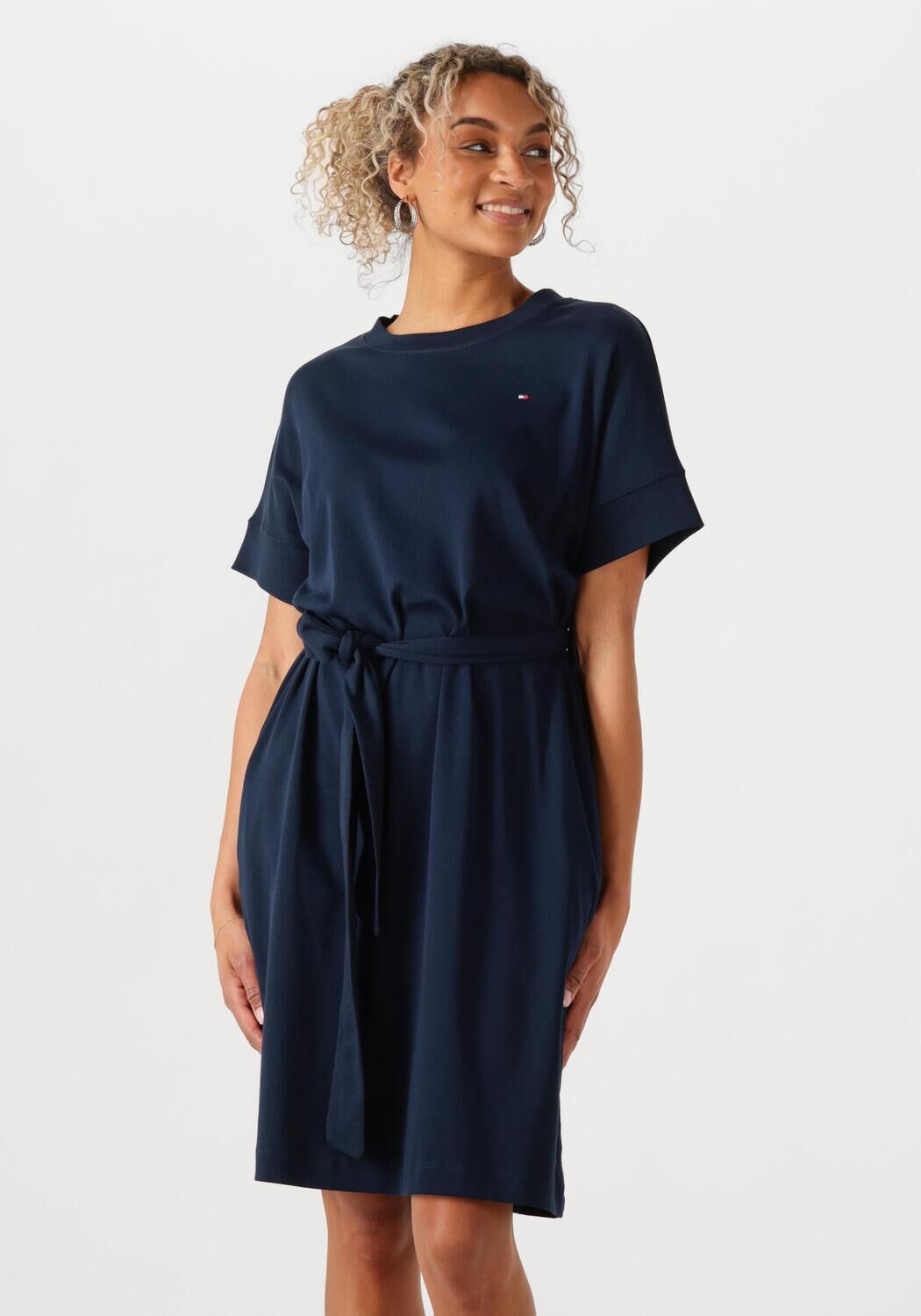 TOMMY HILFIGER Dames Jurken Modern Cody Dress Donkerblauw