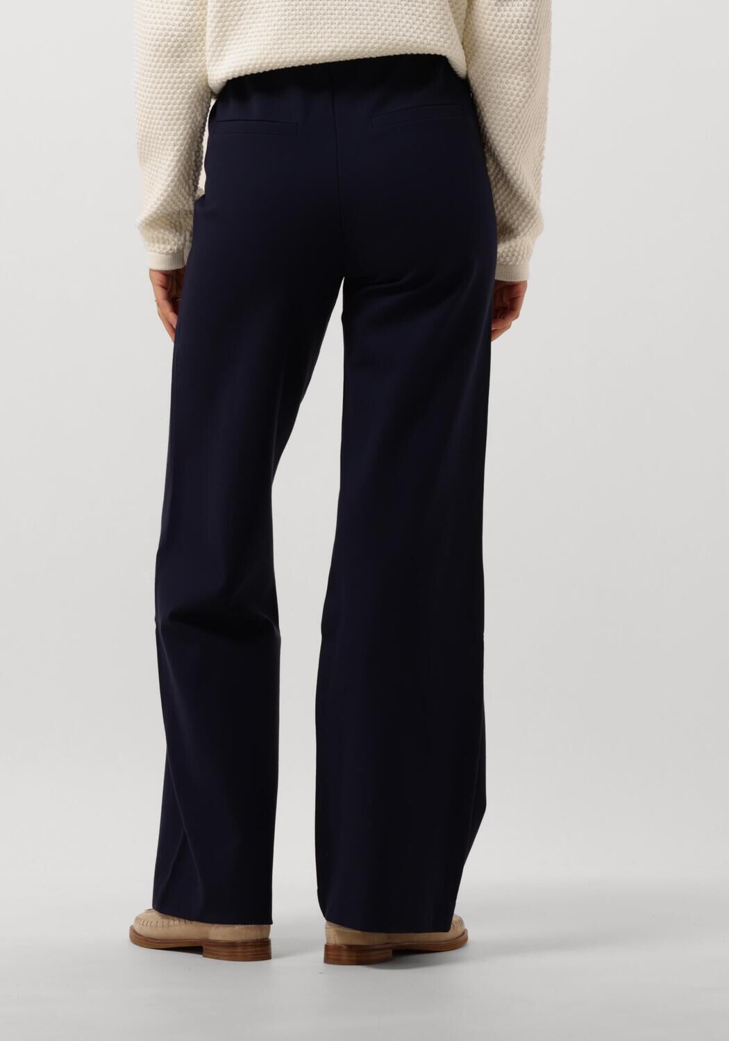 MINUS Dames Broeken Marcia Wide Leg Pant Donkerblauw