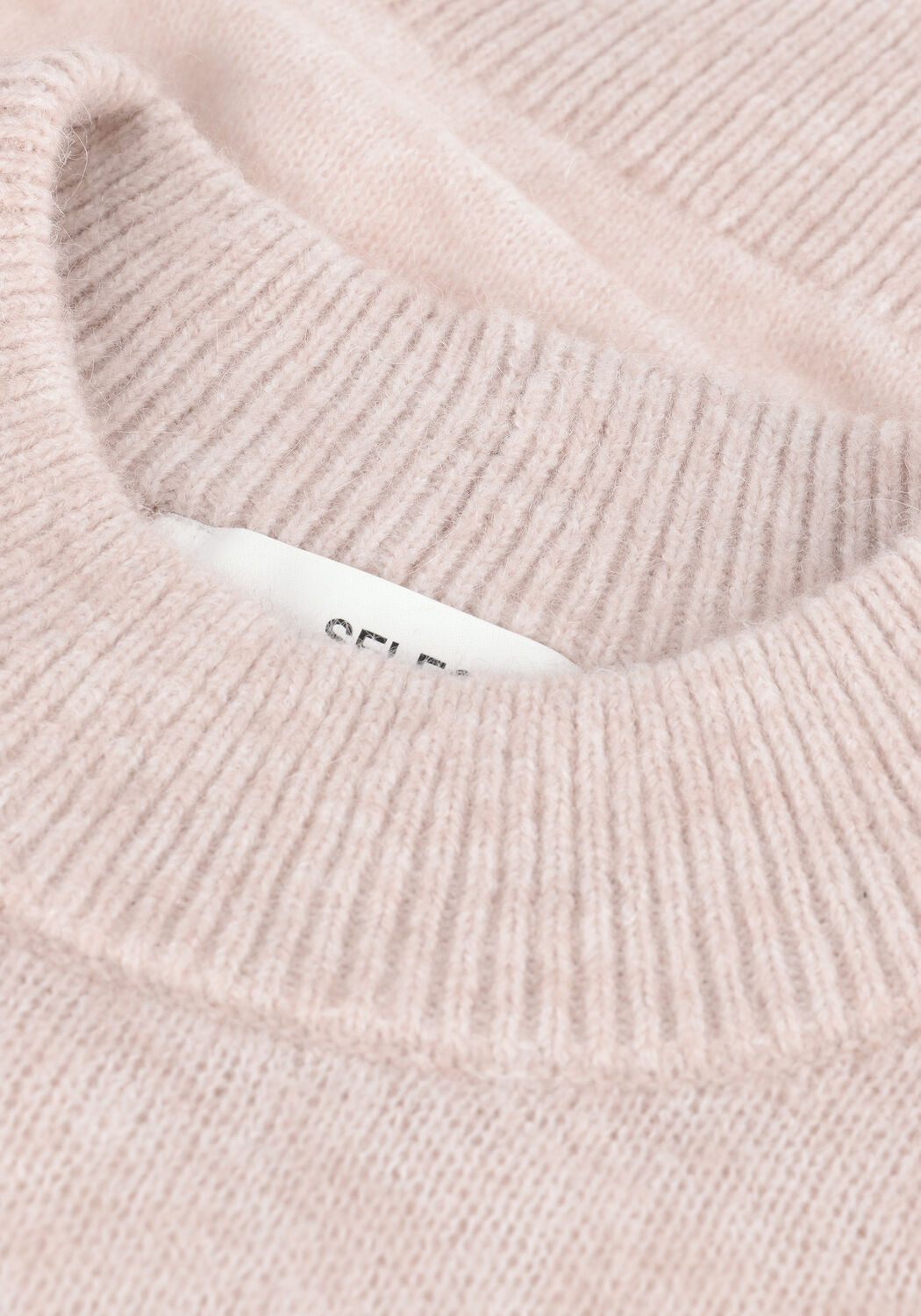 Beige SELECTED WOMEN Trui SLFSTAR LS BALLOON KNIT X-MAS - large