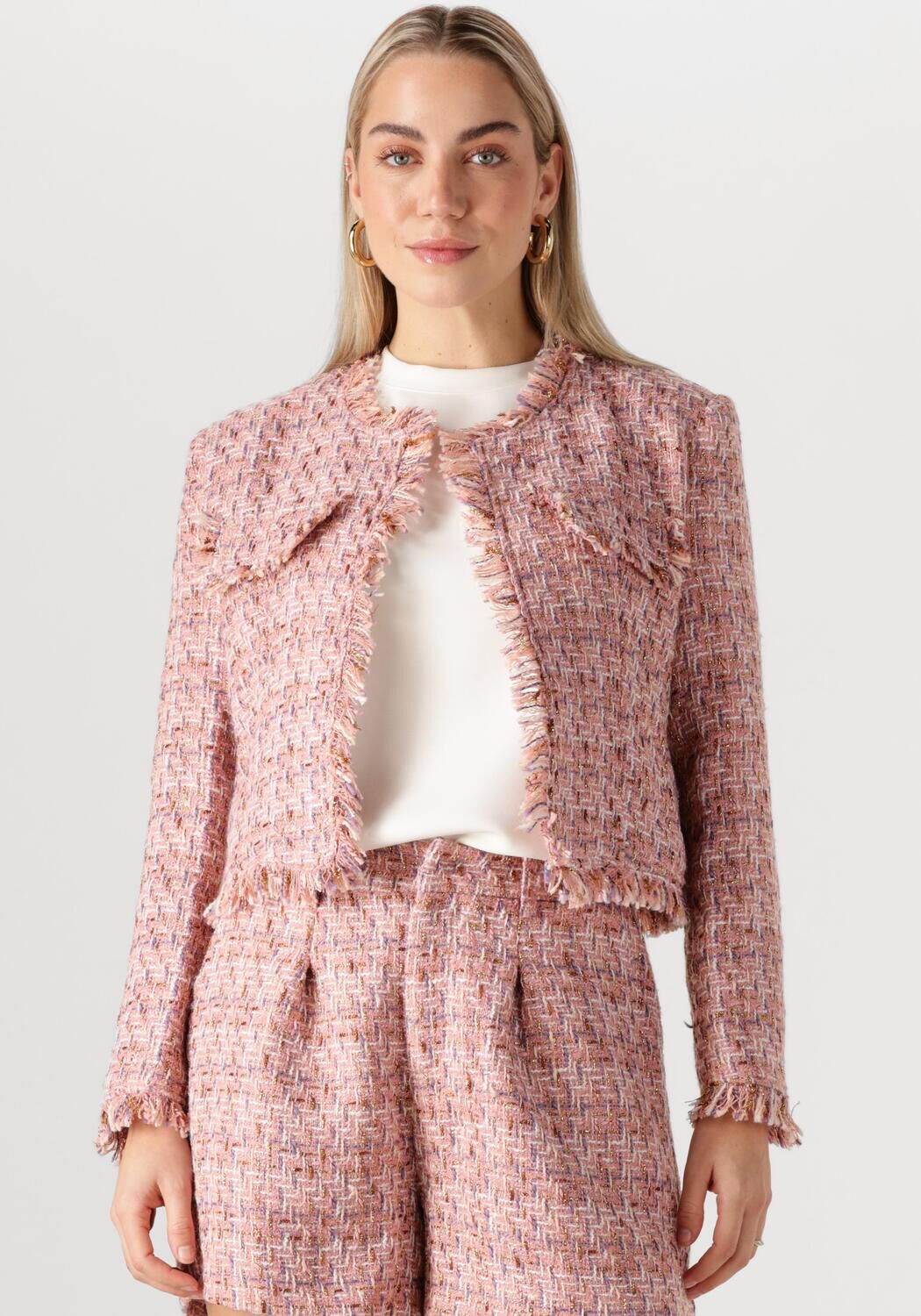 Notre-v Elegante Roze Blazer Fabiana Stijl Pink Dames