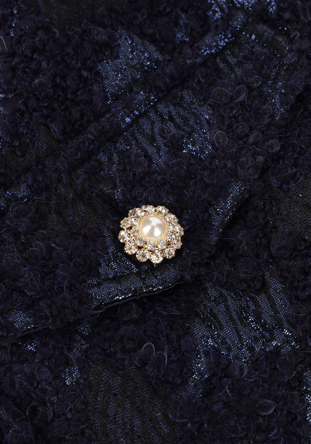 Donkerblauwe SEMICOUTURE Gilet Y2WN04 - large