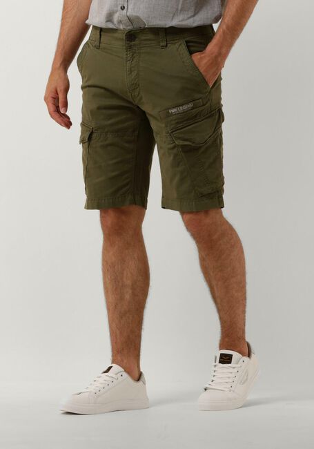 Groene PME LEGEND Korte broek NORDROP CARGO SHORTS STRETCH TWILL - large