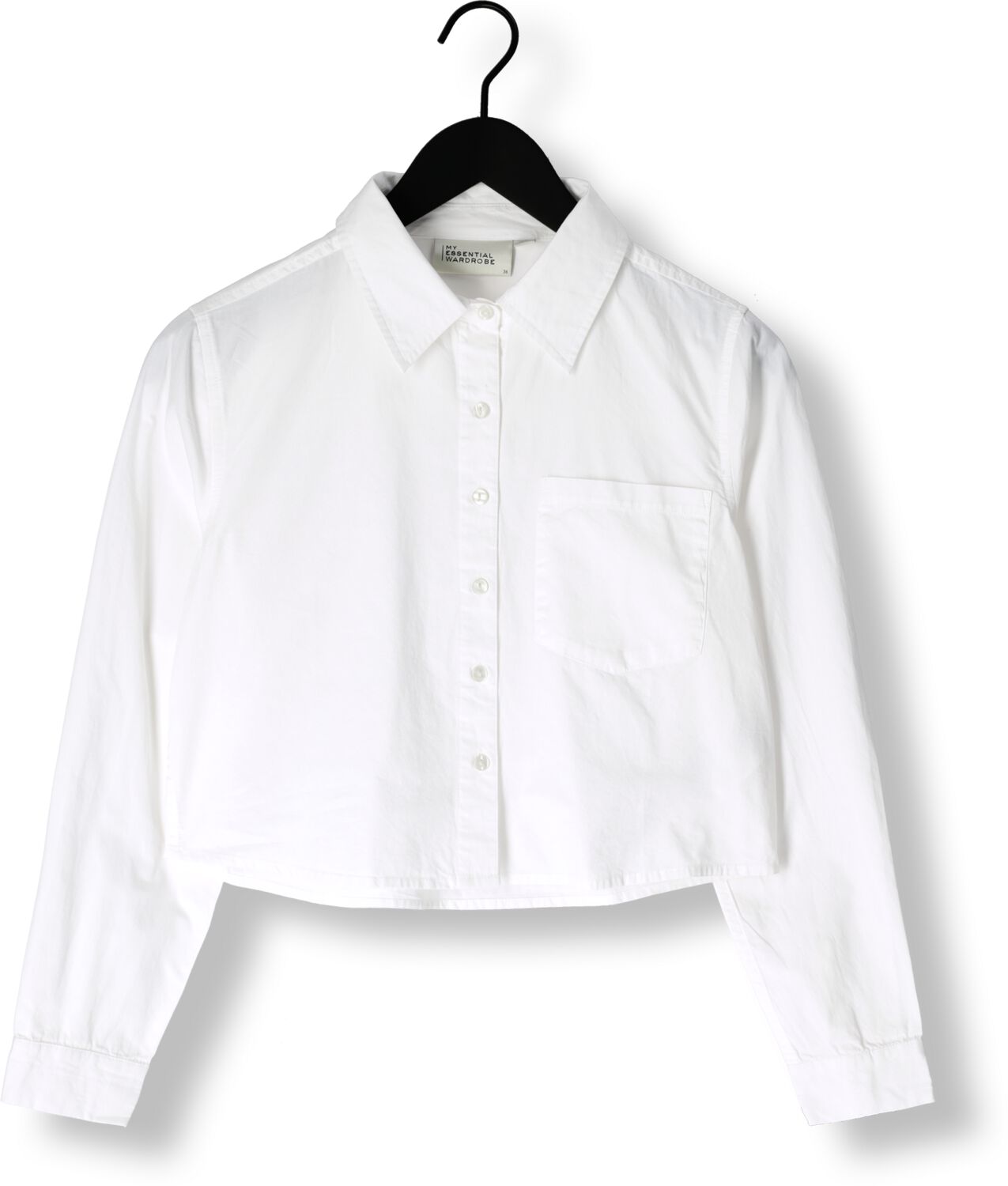 MY ESSENTIAL WARDROBE Dames Blouses Sunnamw Short Shirt Wit