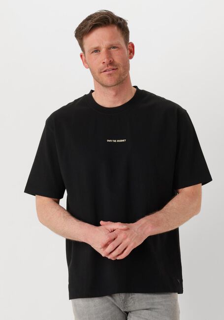 Zwarte PURE PATH T-shirt LOOSE FIT CREWNECK SS T-SHIRTS - large