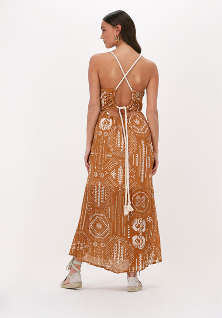 Gele LOUIZON Maxi jurk HELWE ROBE - large