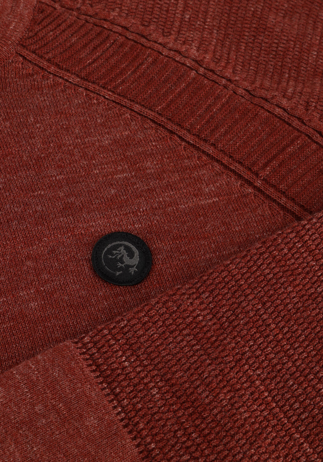 Bruine CAST IRON Trui CREWNECK COTTON HEATHER PLATED CREWNECK - large