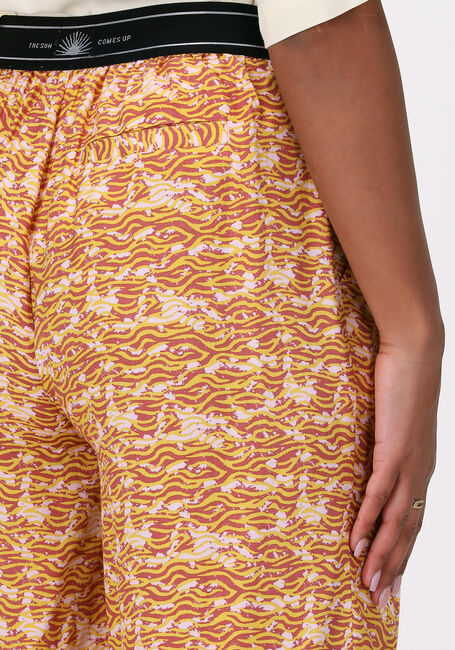 Oranje SCOTCH & SODA Wijde broek HIGH-RISE WIDE-LEG DRAPEY PYJAMA PANTS - large
