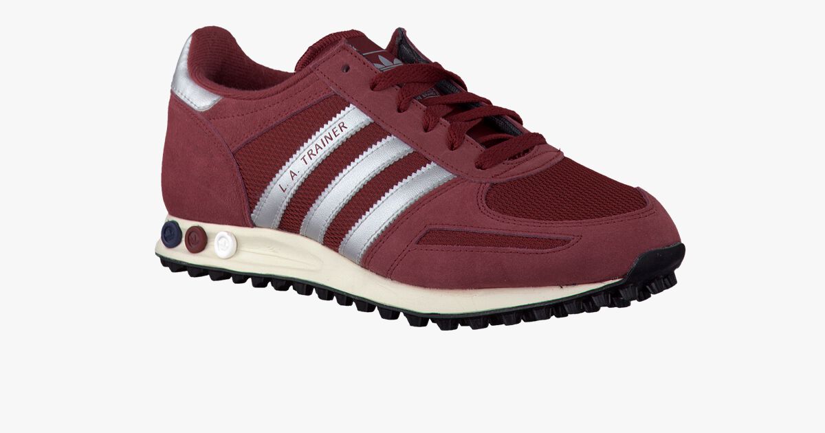 Surrey Krimpen Inefficiënt Rode ADIDAS Sneakers LA TRAINER | Omoda