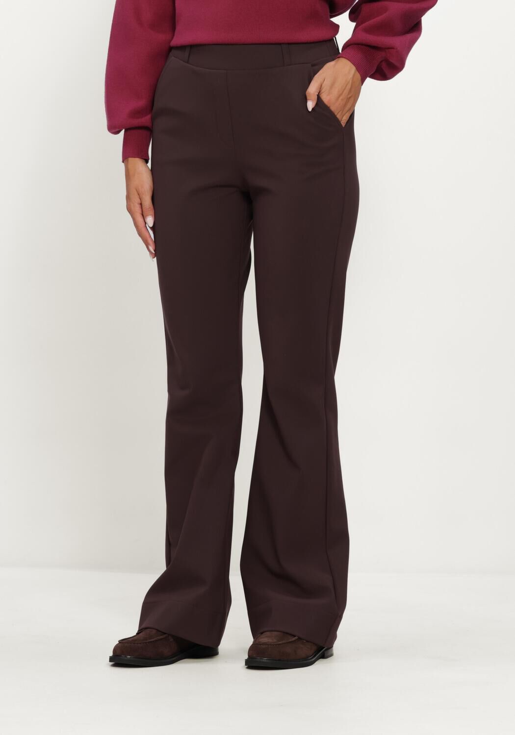 Bruine STUDIO ANNELOES Pantalon Flair winter bonded trousers - large