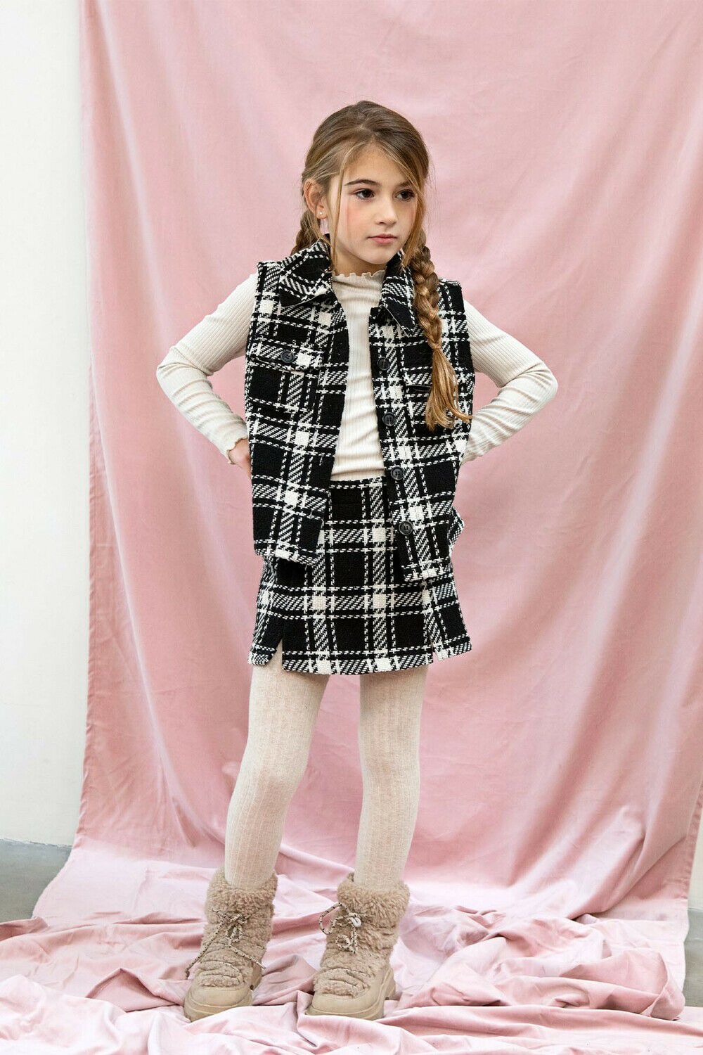 Witte LIKE FLO Top SOLID RIB ROLLNECK - large