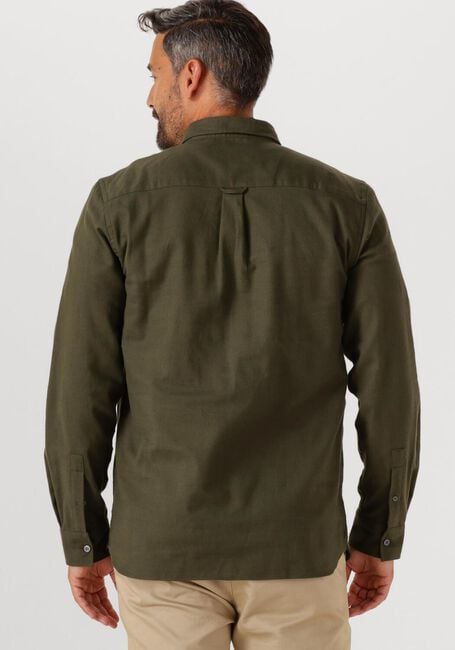Groene LYLE & SCOTT Casual overhemd PLAIN FLANNEL SHIRT - large
