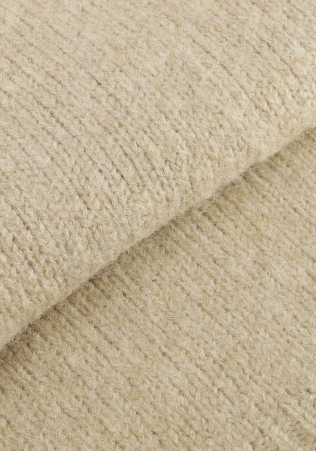 Zand WITHBLACK Trui WBLANDREA LS CROPPED PULLOVER - large