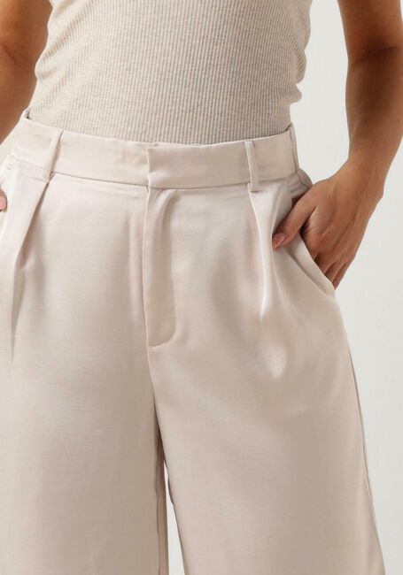 Creme NEO NOIR Pantalon ALESSANDRA HEAVY SATEEN PANTS - large