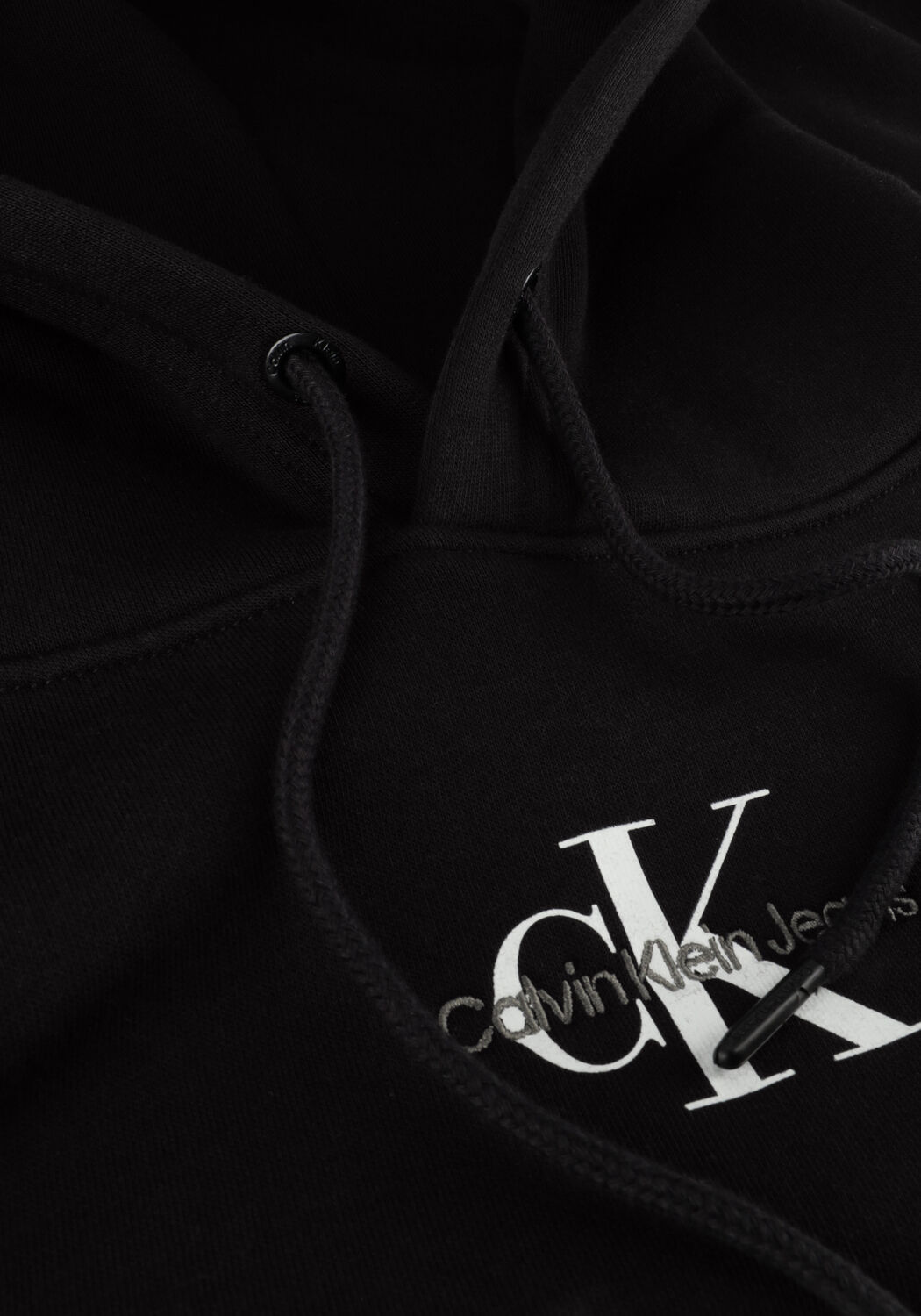 Zwarte CALVIN KLEIN Sweater MONOLOGO HOODIE - large