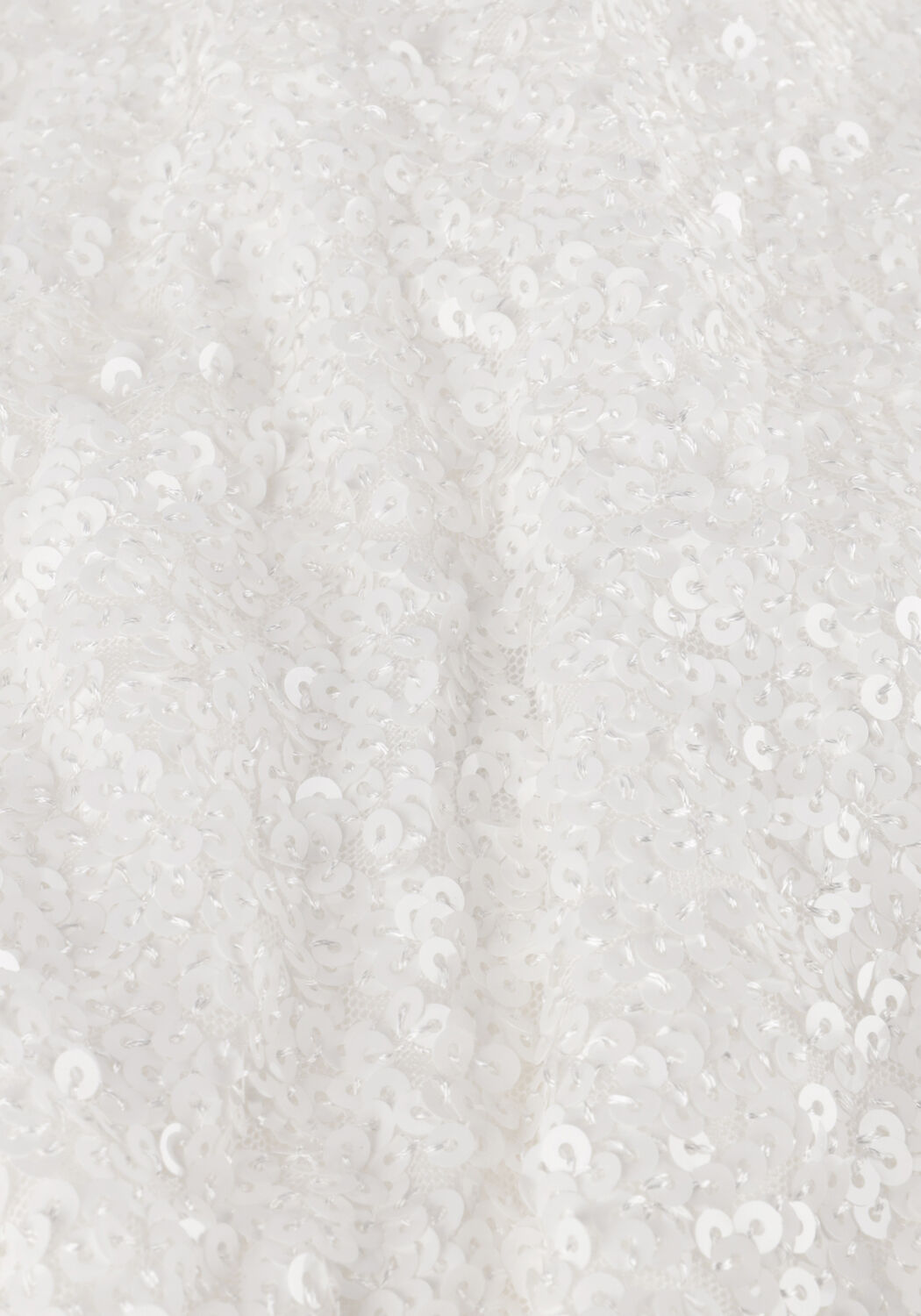 Witte Y.A.S. Bruidsmode YASARIELLE SL SEQUIN MINI DRESS - large