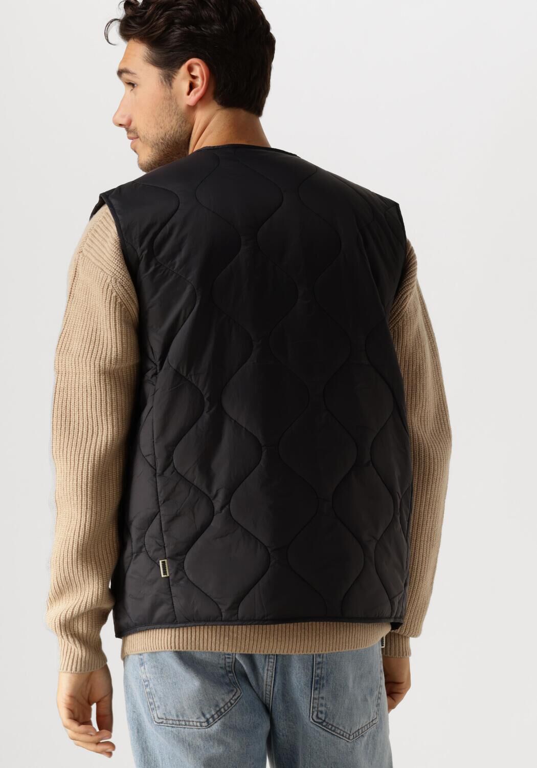 WOODBIRD Heren Jassen Wbtrais Quilt Vest Zwart