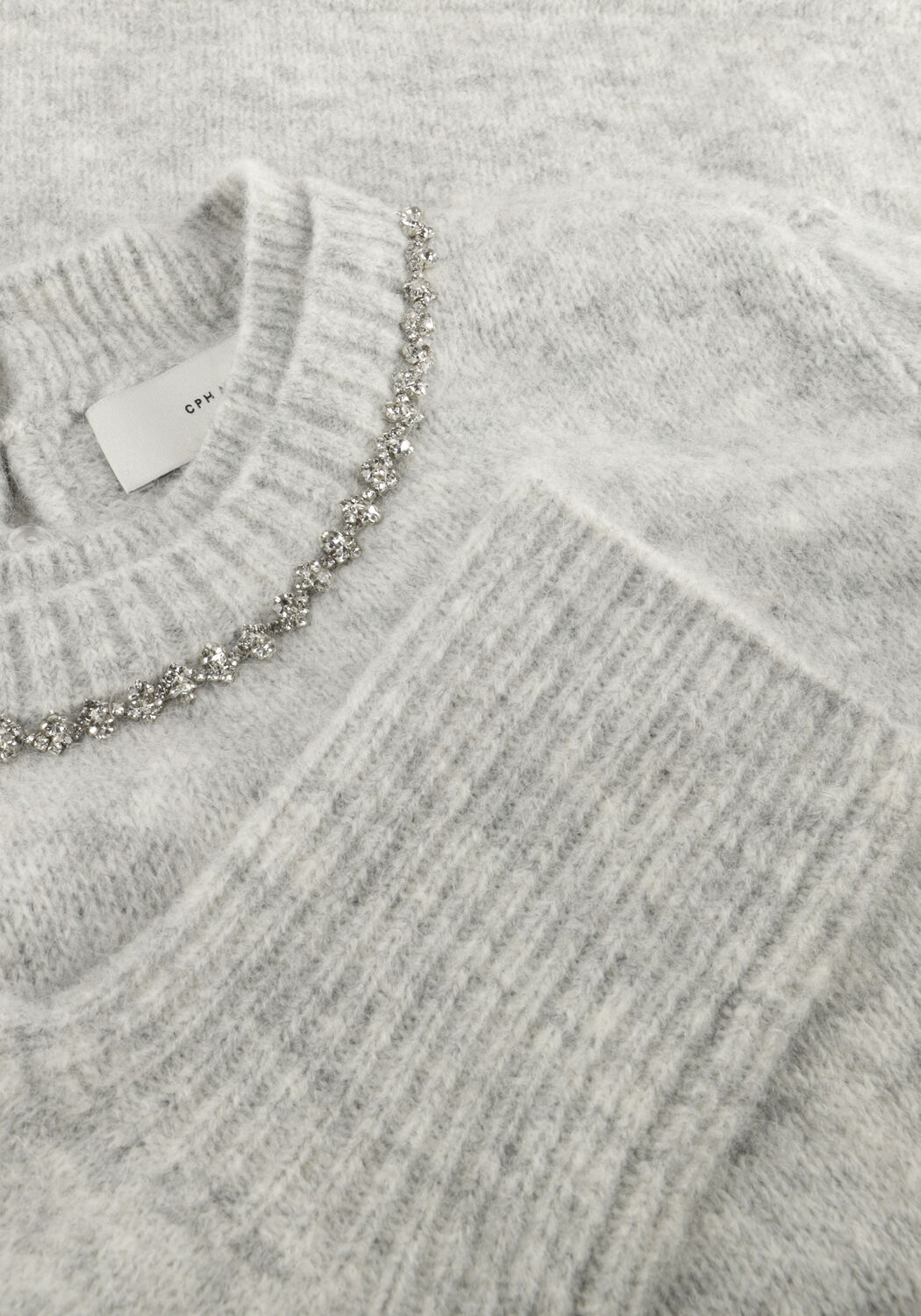 Lichtgrijze COPENHAGEN MUSE Trui CMIBRA-PULLOVER - large