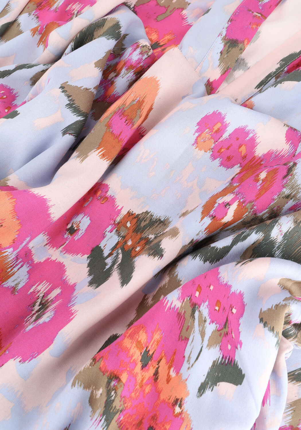 Roze Y.A.S. Maxi jurk YASSAVANNA LONG SHIRT DRESS - large