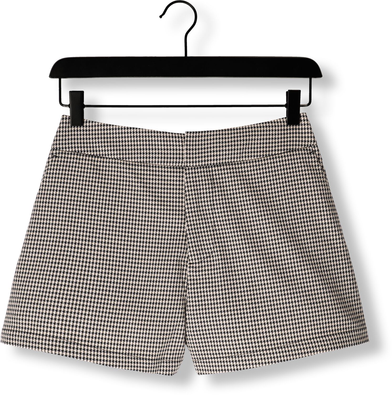 ALIX THE LABEL Dames Broeken Ladies Woven Boucle Shorts Zwart